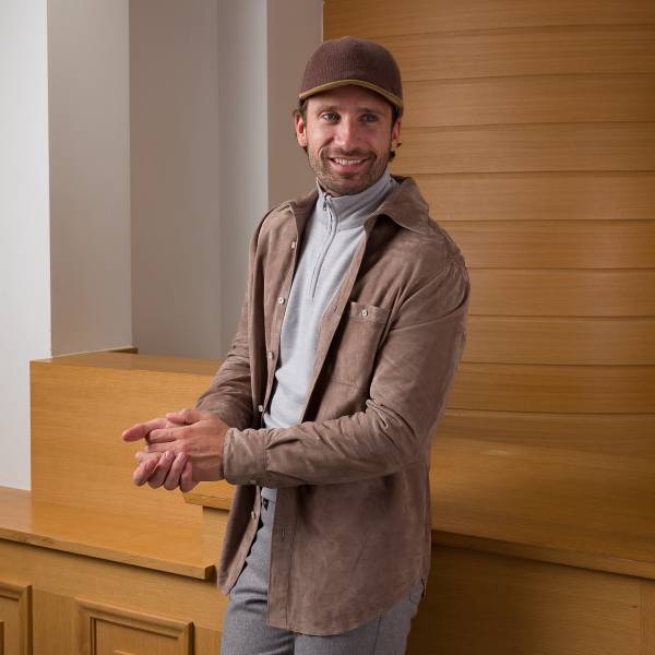 Casquette cashmere/alcantara/flanelle ebène taupe taupe