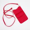 Pochette de téléphone en cuir rouge rouge rouge