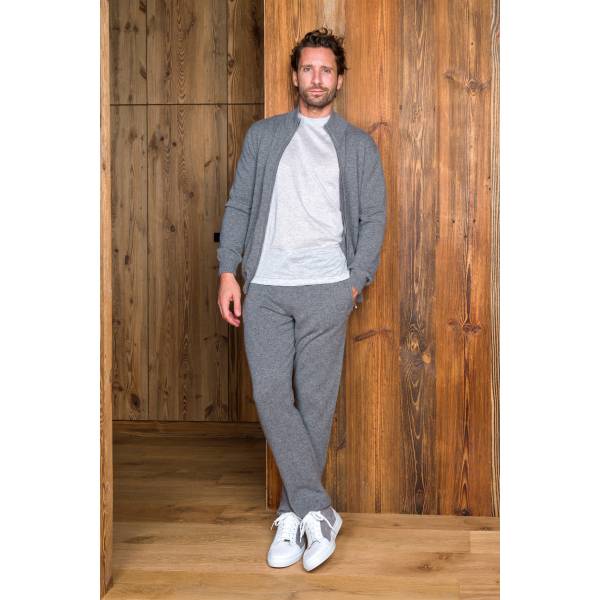 Ensemble jogging homme gris souris