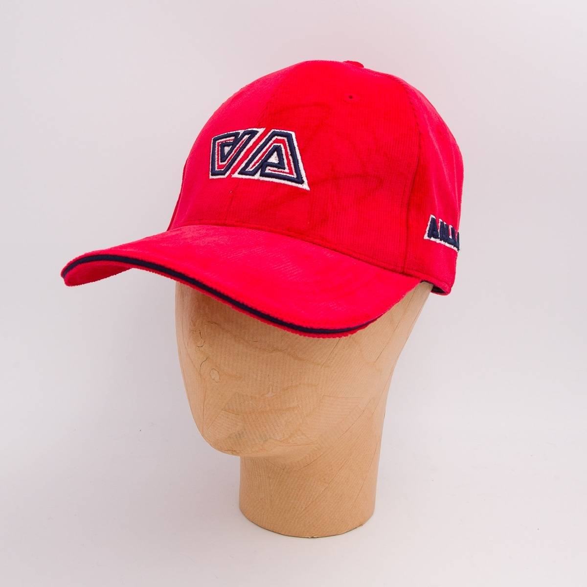 Casquette velours le Megève Lifestyle rouge marine marine