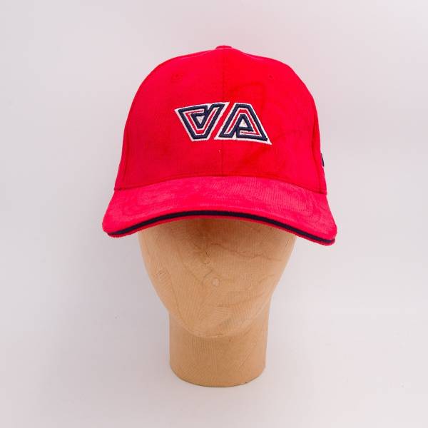 Casquette velours le Megève Lifestyle rouge marine marine