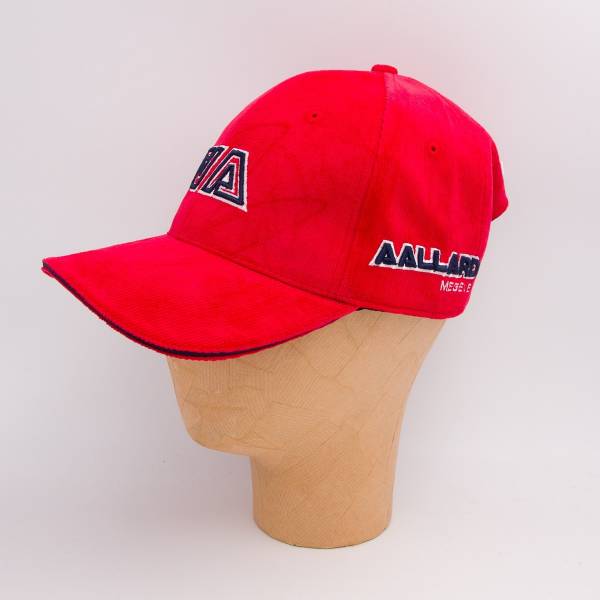 Casquette velours le Megève Lifestyle rouge marine marine