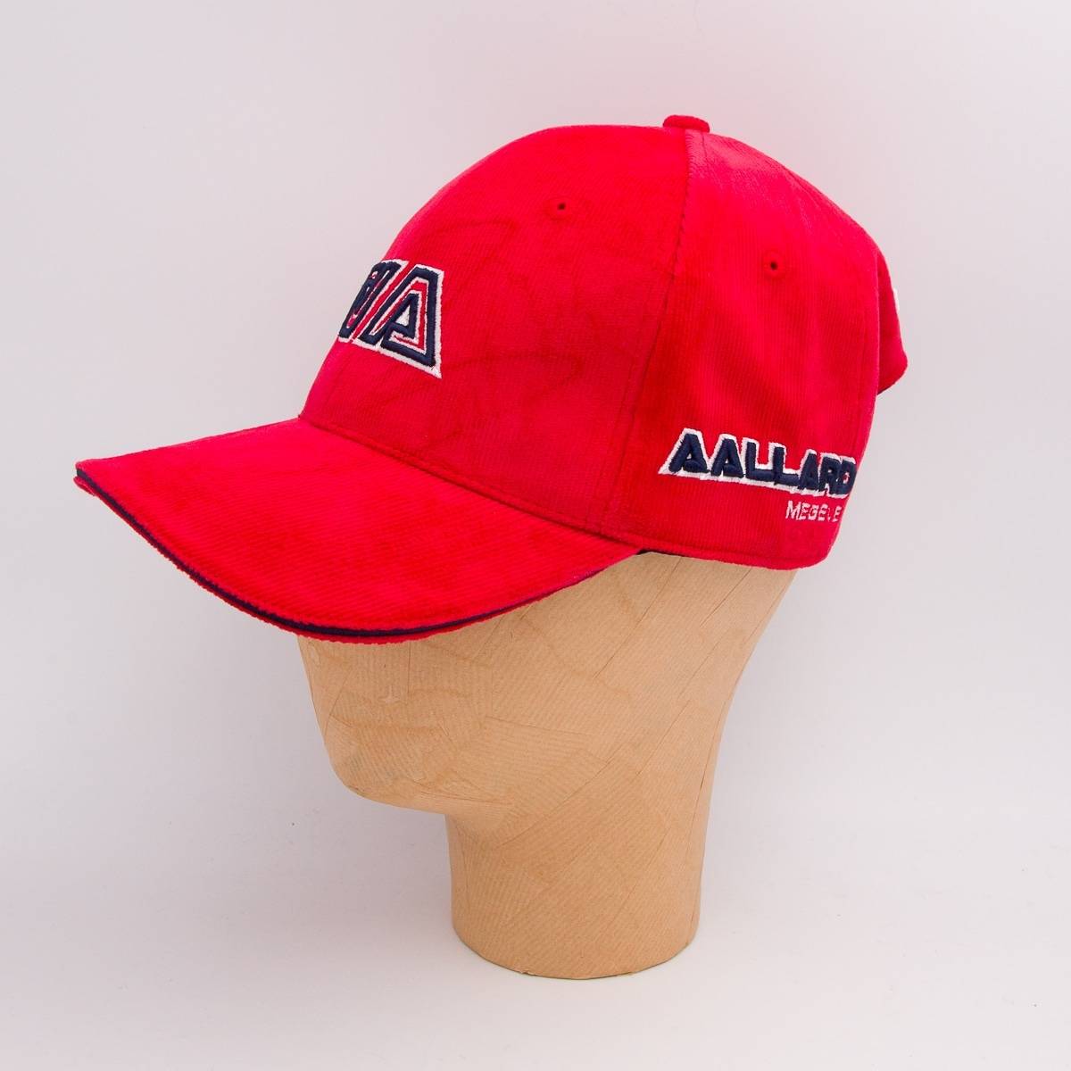 Casquette velours le Megève Lifestyle rouge marine marine