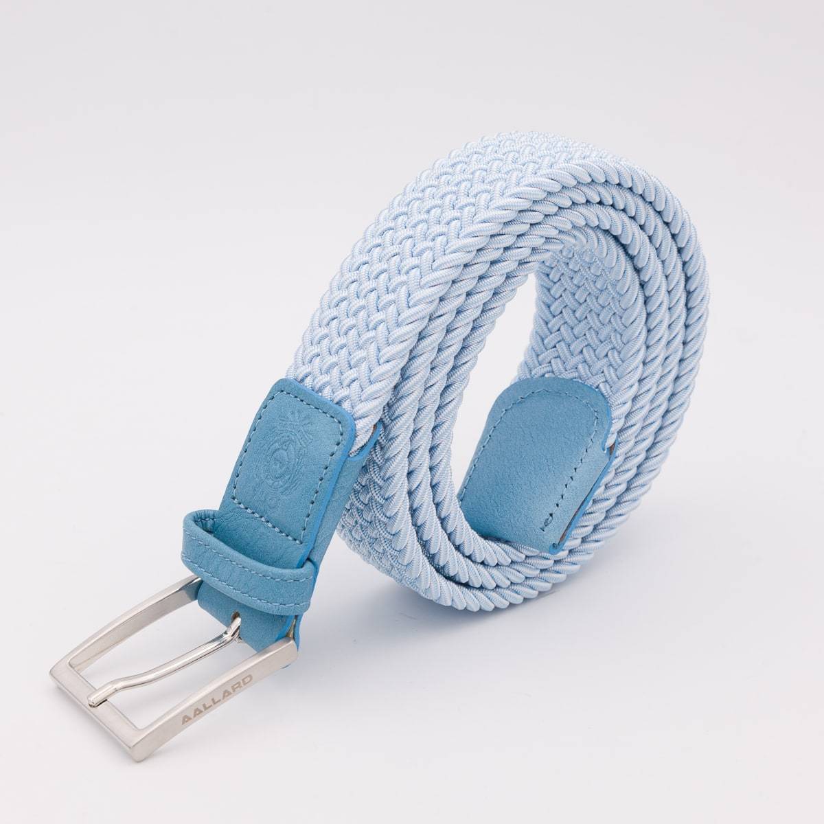 Ceinture élastique tressée AAllard ciel blanc cielo