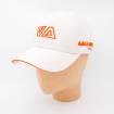 Casquette en coton AAllard Megève blanc orange