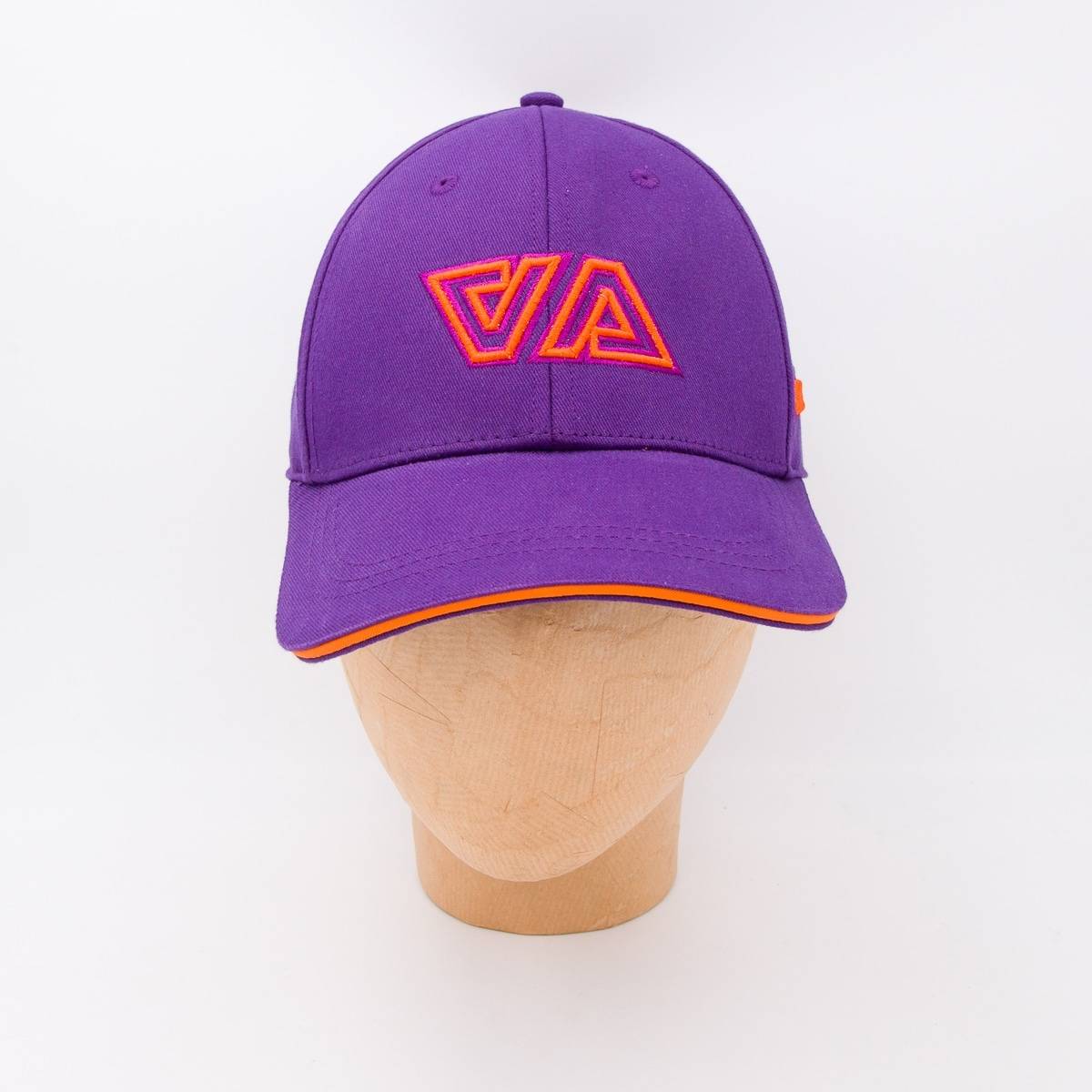 Casquette en coton AAllard Megève violet orange