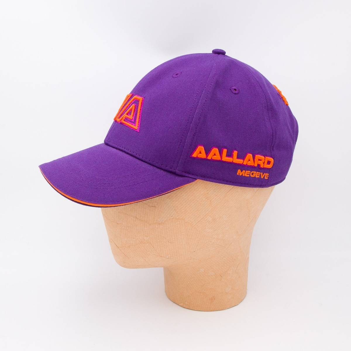 Casquette en coton AAllard Megève violet orange