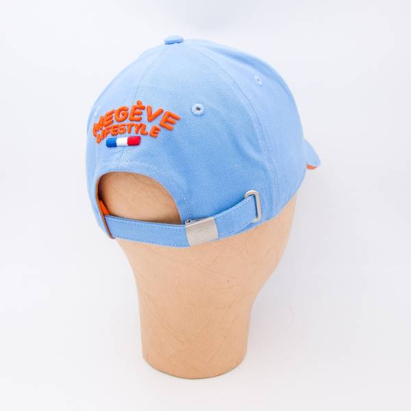 Casquette en coton AAllard Megève ciel orange