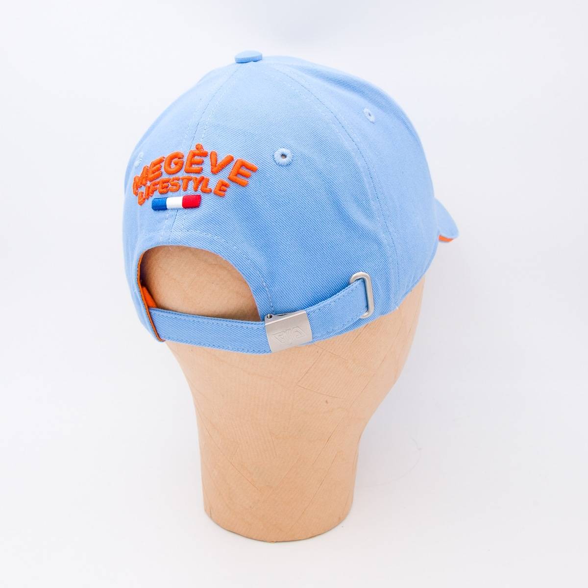 Casquette en coton AAllard Megève ciel orange