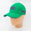Casquette en coton AAllard Megève vert violet