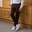 Pantalon confort flanelle ebène