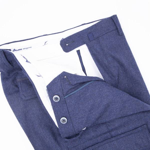 Pantalon flanelle poches cargo marine . .