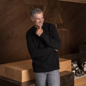 Pull extrasoft en cashmere noir