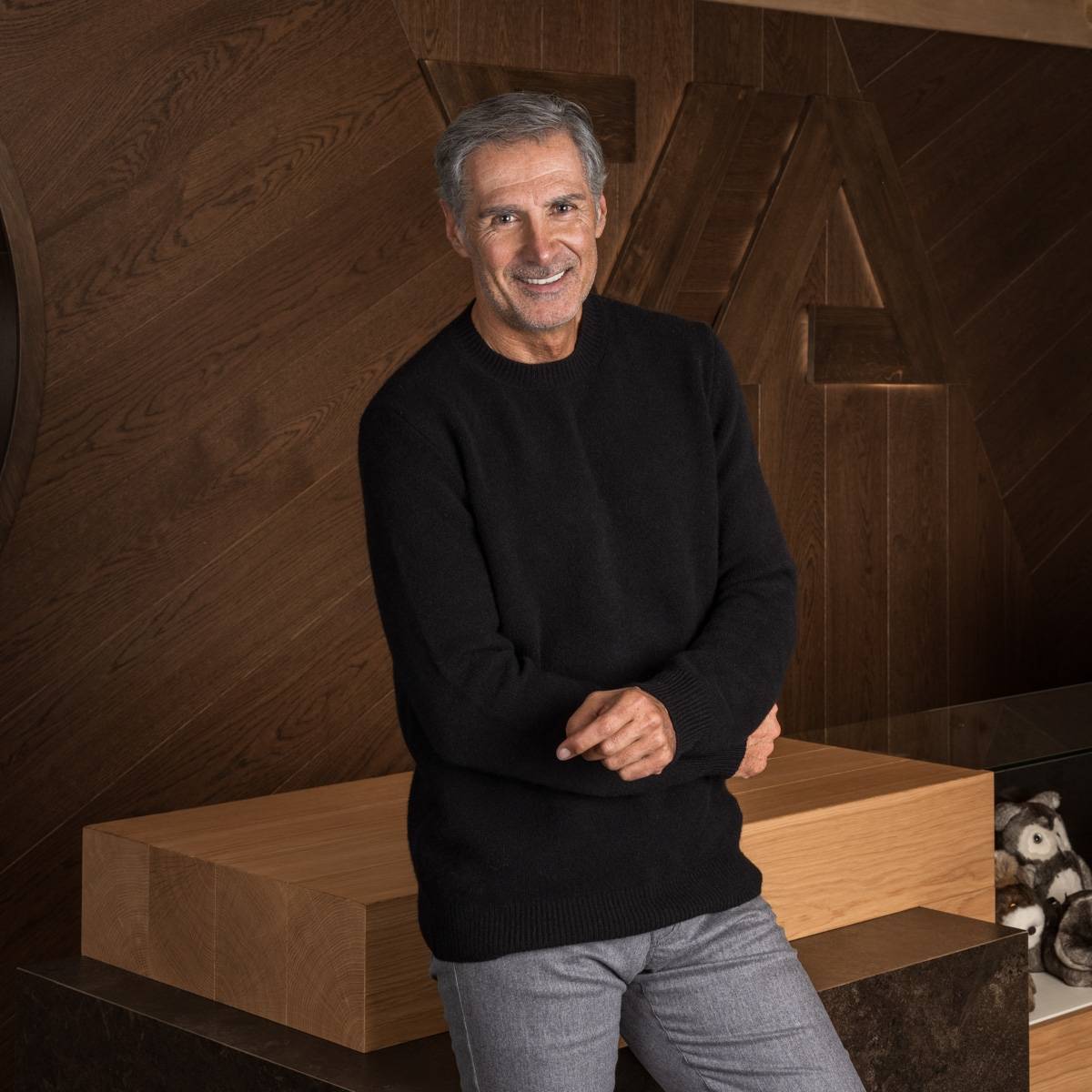 Pull extrasoft en cashmere noir