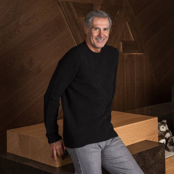 Pull extrasoft en cashmere noir