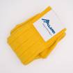 Chaussettes hautes homme en cachemire jaune