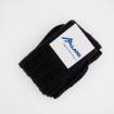 Chaussettes hautes homme en cachemire noir