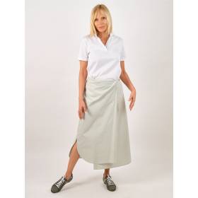 Polo broderie anglaise col galon blanc . .