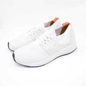 Baskets stretch en maille blanc