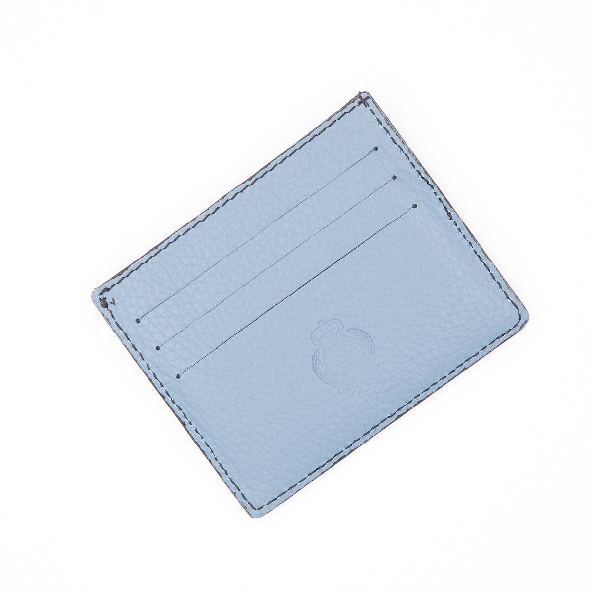 Porte multicartes en cuir grainé jeans jeans