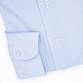 Chemise stretch rayée milleraies ciel