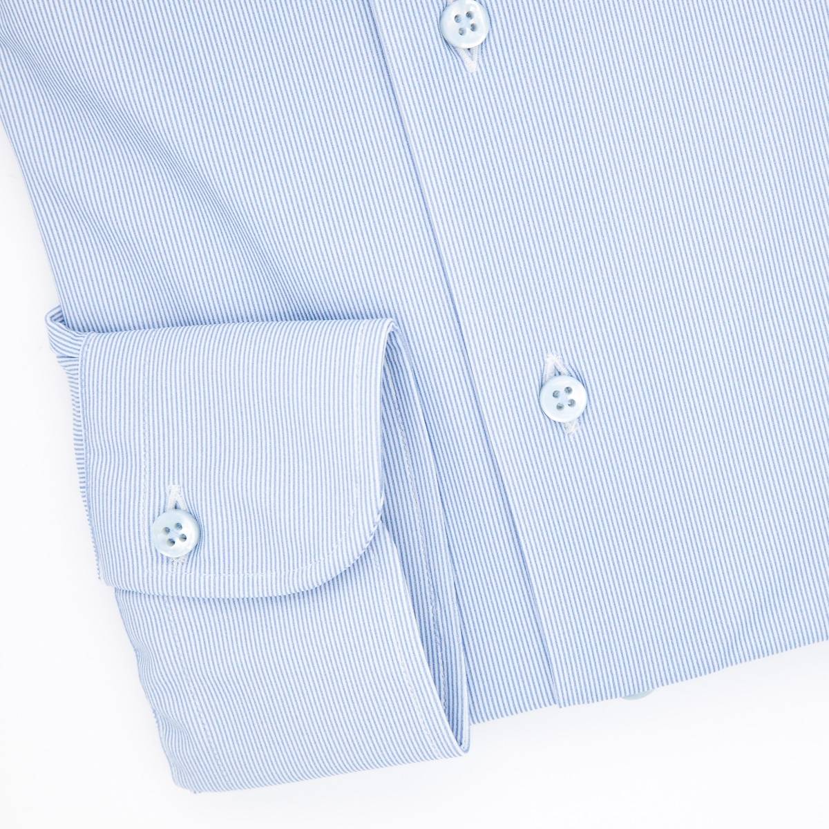 Chemise stretch rayée milleraies ciel