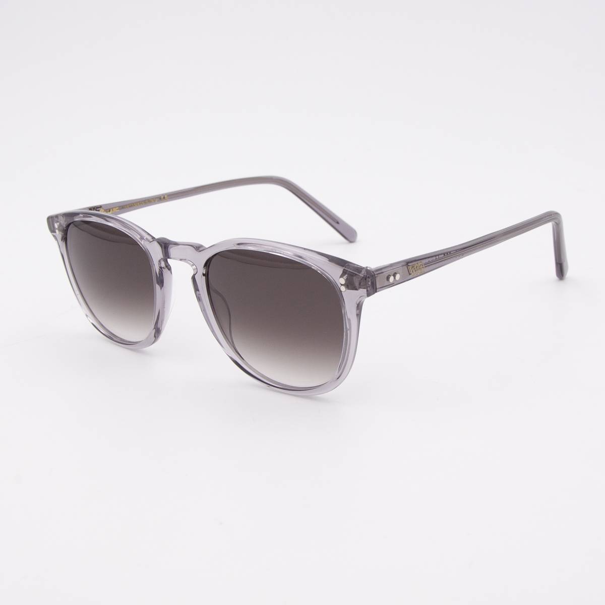 Lunettes de soleil à monture fine AA silver silver silver