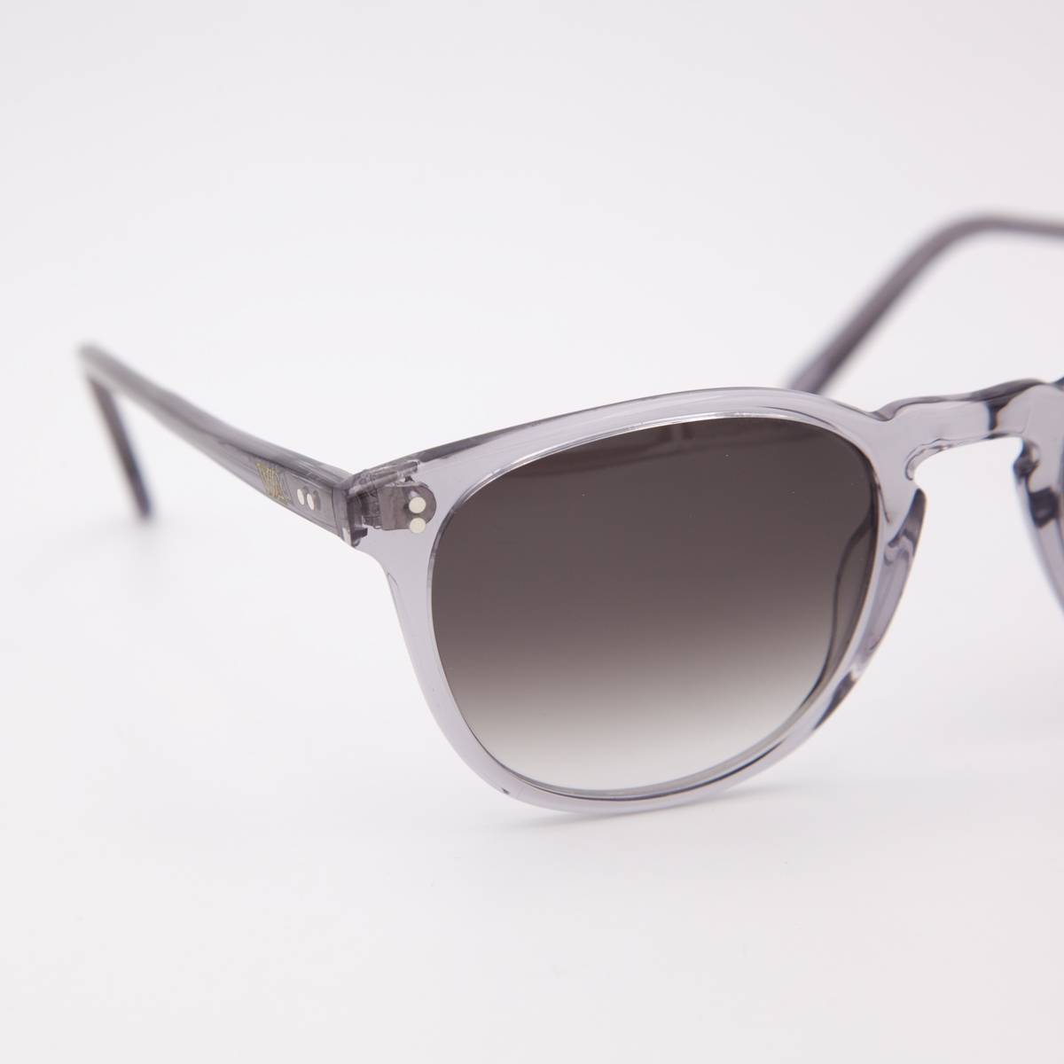 Lunettes de soleil à monture fine AA silver silver silver