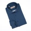 Chemise stretch sergé navy