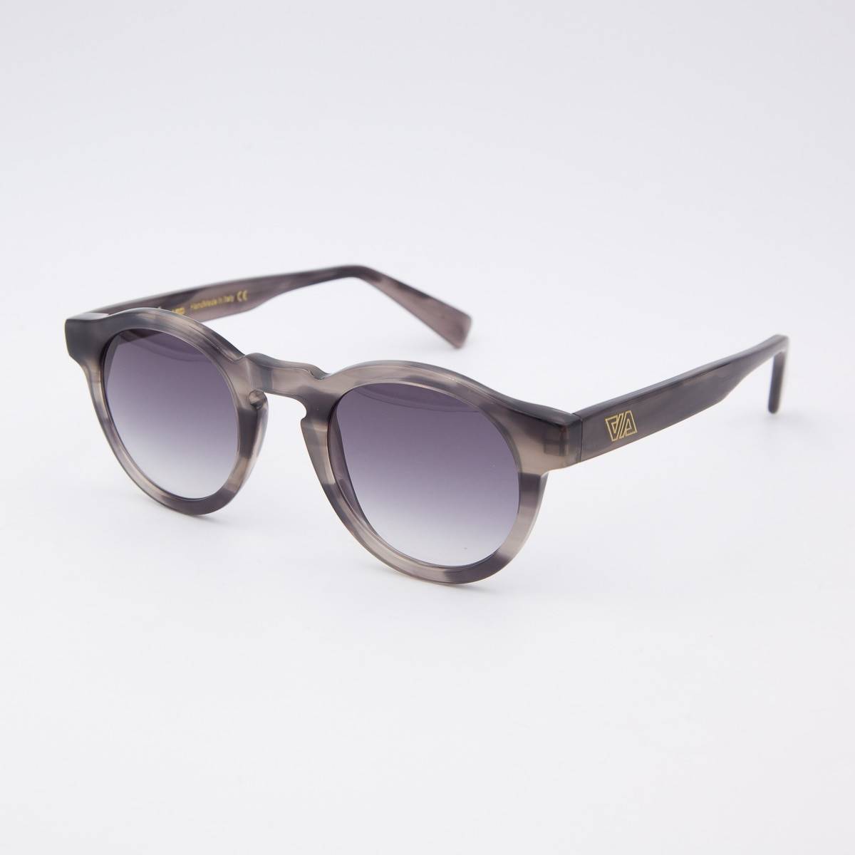 Lunettes de soleil rondes AA silver silver silver