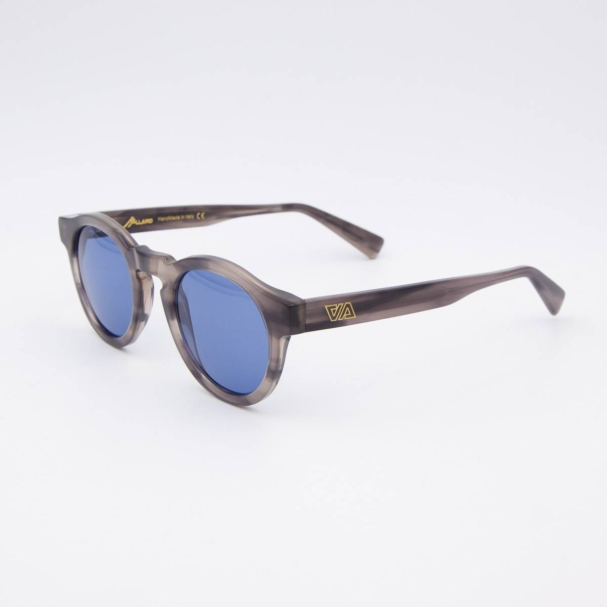 Lunettes de soleil rondes AA silver silver azur
