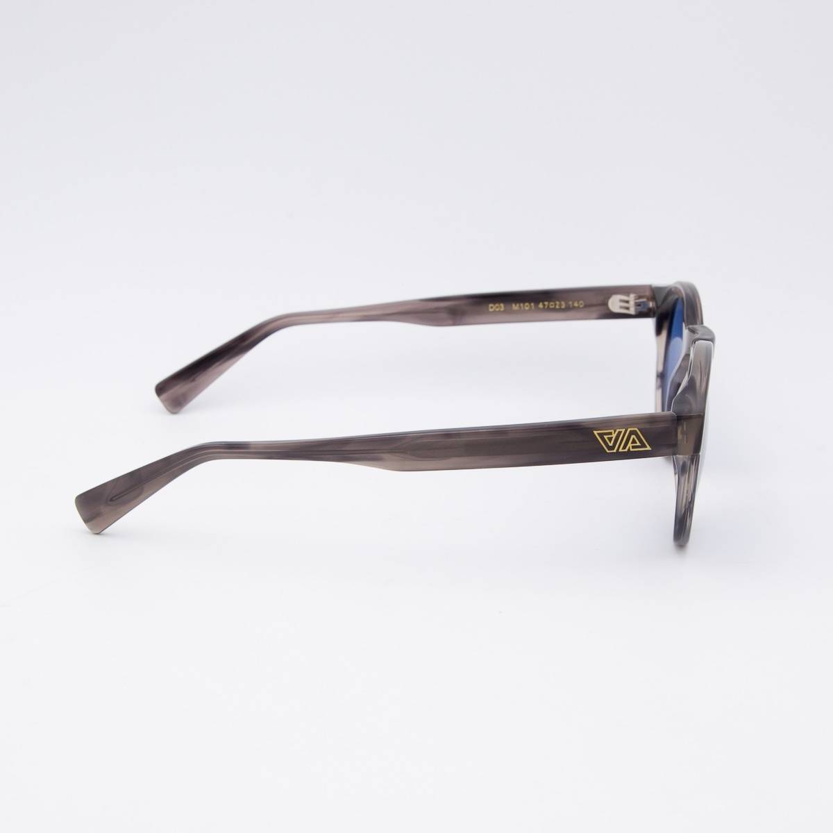 Lunettes de soleil rondes AA silver silver azur