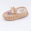 Chaussons mouton enfants sable