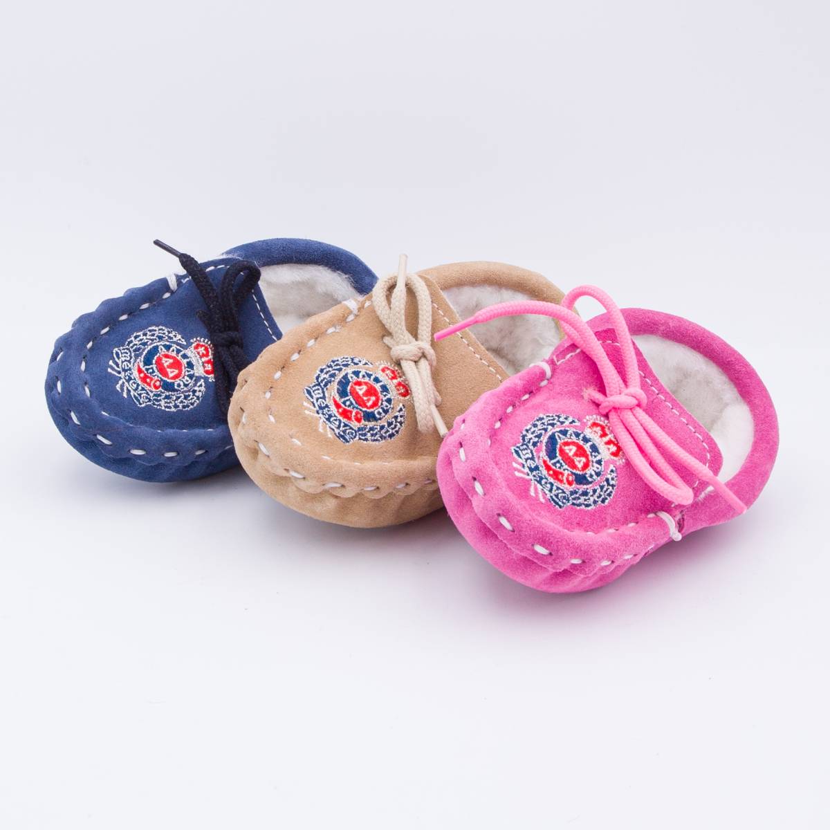 Chaussons mouton enfants sable
