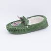 Chaussons mouton brodés AAllard Megève thym