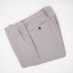 Pantalon coton à poches américaines gris