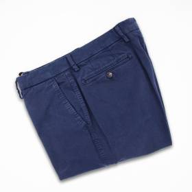 Pantalon coton à poches américaines navy