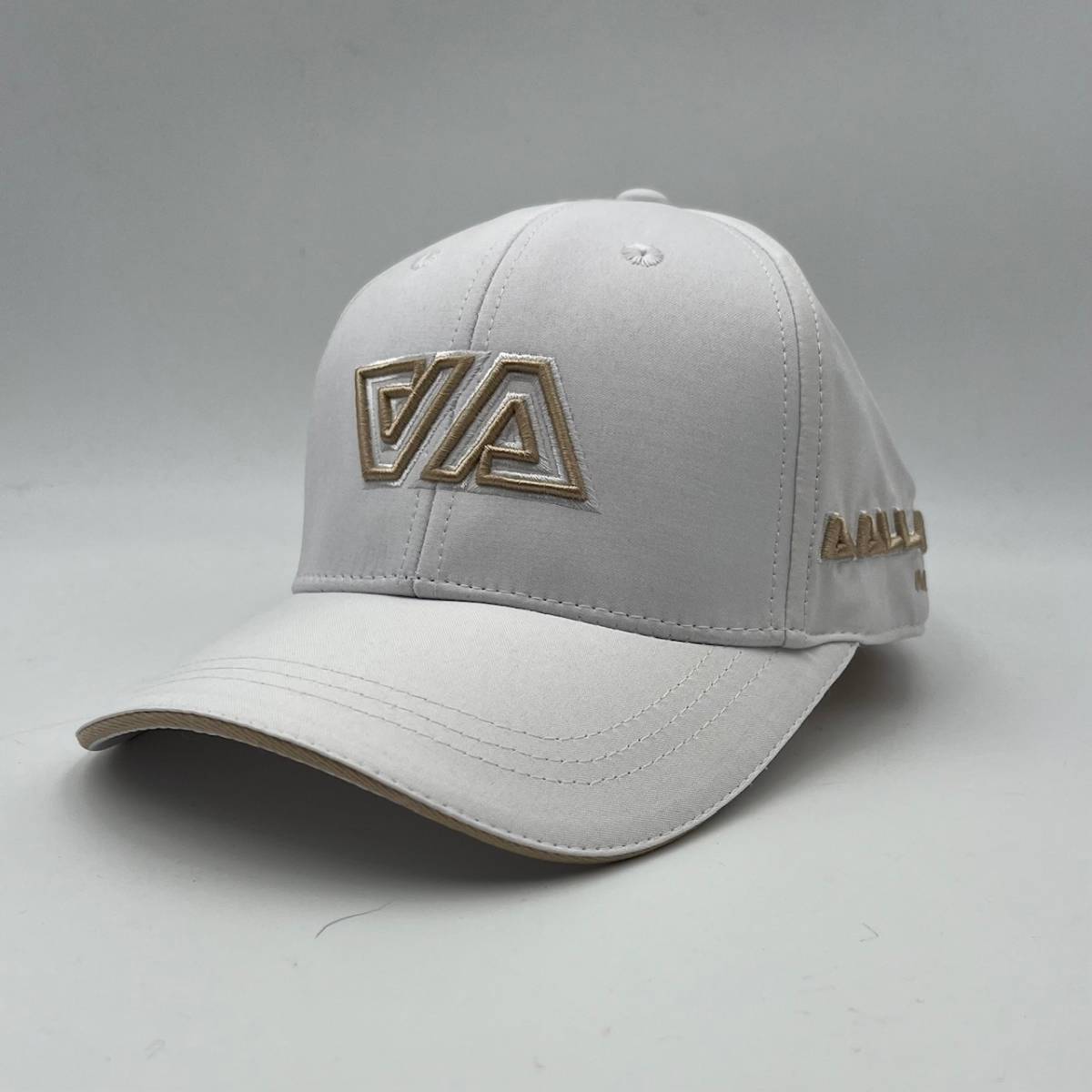 Casquette en coton AAllard Megève bianco beige
