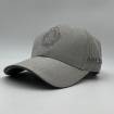 Casquette écusson AAllard en coton light grey anthracite