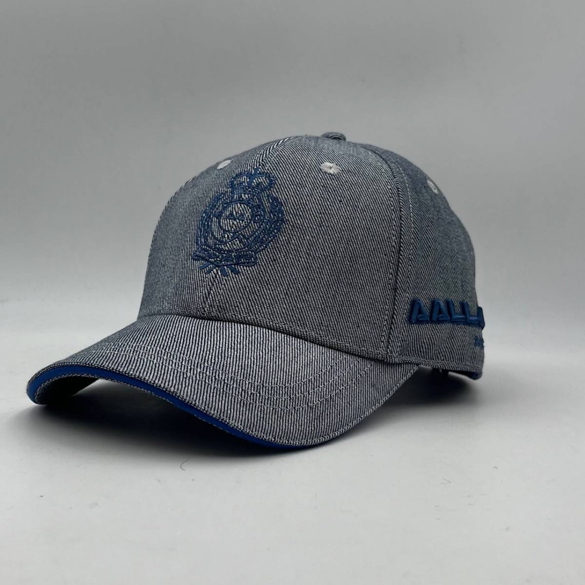 Casquette écusson AAllard en coton denim washed denim