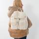 Sac à dos en mouton écru . .
