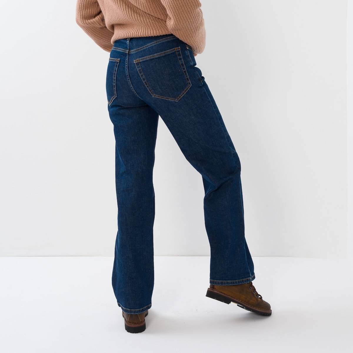 Jeans large denim dark blue