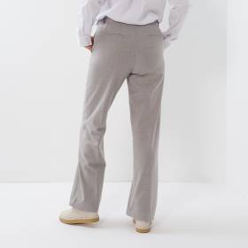 Pantalon large gris argent