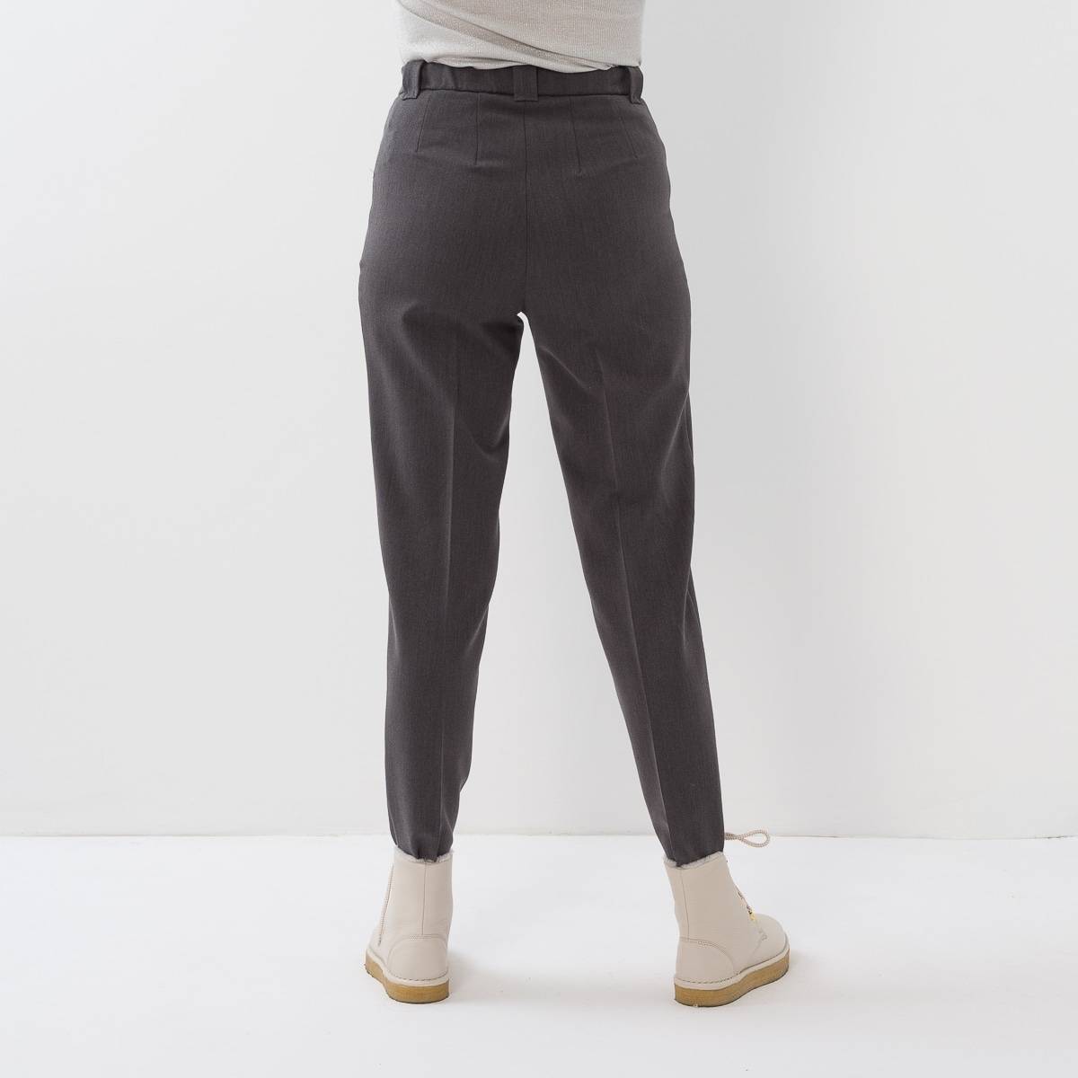 Fuseau ville gabardine anthracite