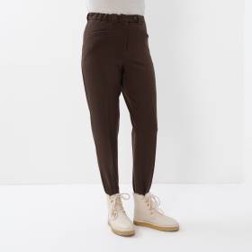 Fuseau ville gabardine dark brown
