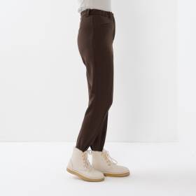 Fuseau ville gabardine dark brown