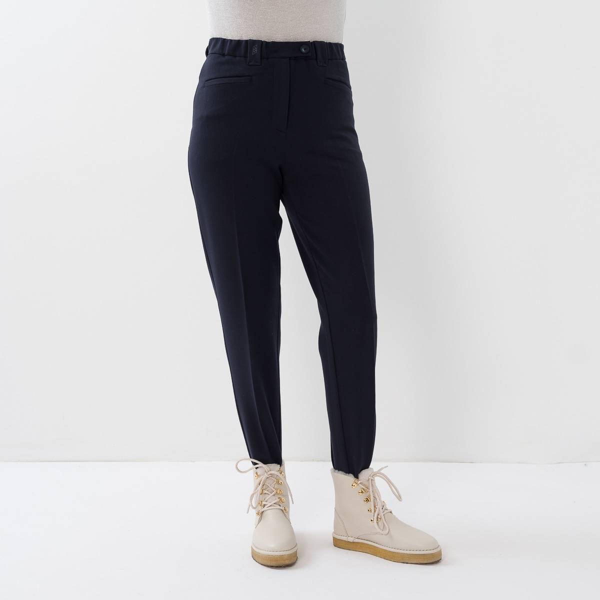 Fuseau ville gabardine dark blue