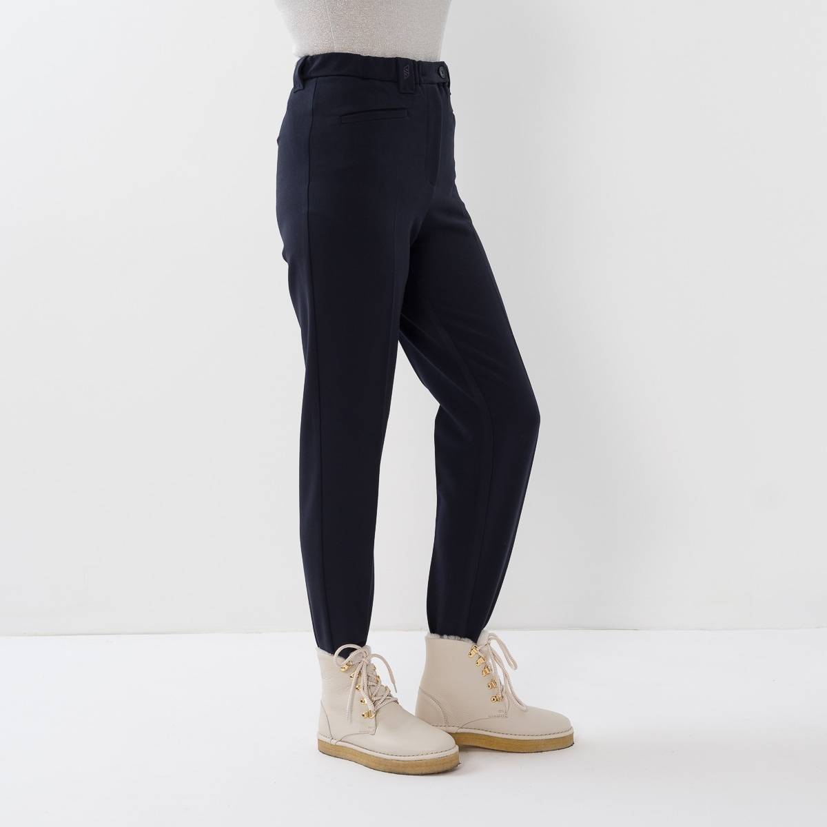 Fuseau ville gabardine dark blue