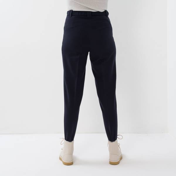 Fuseau ville gabardine dark blue