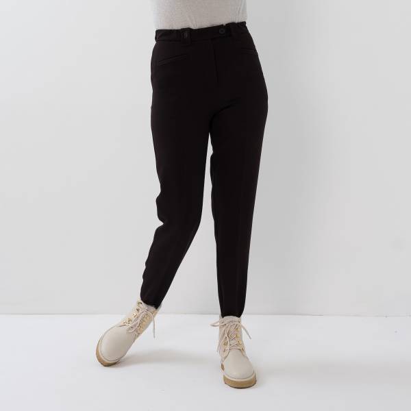 Fuseau ville gabardine noir